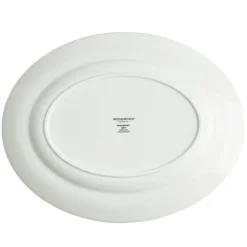 Wedgwood Dinnerware|Renaissance Grey Oval Platter, 13.75