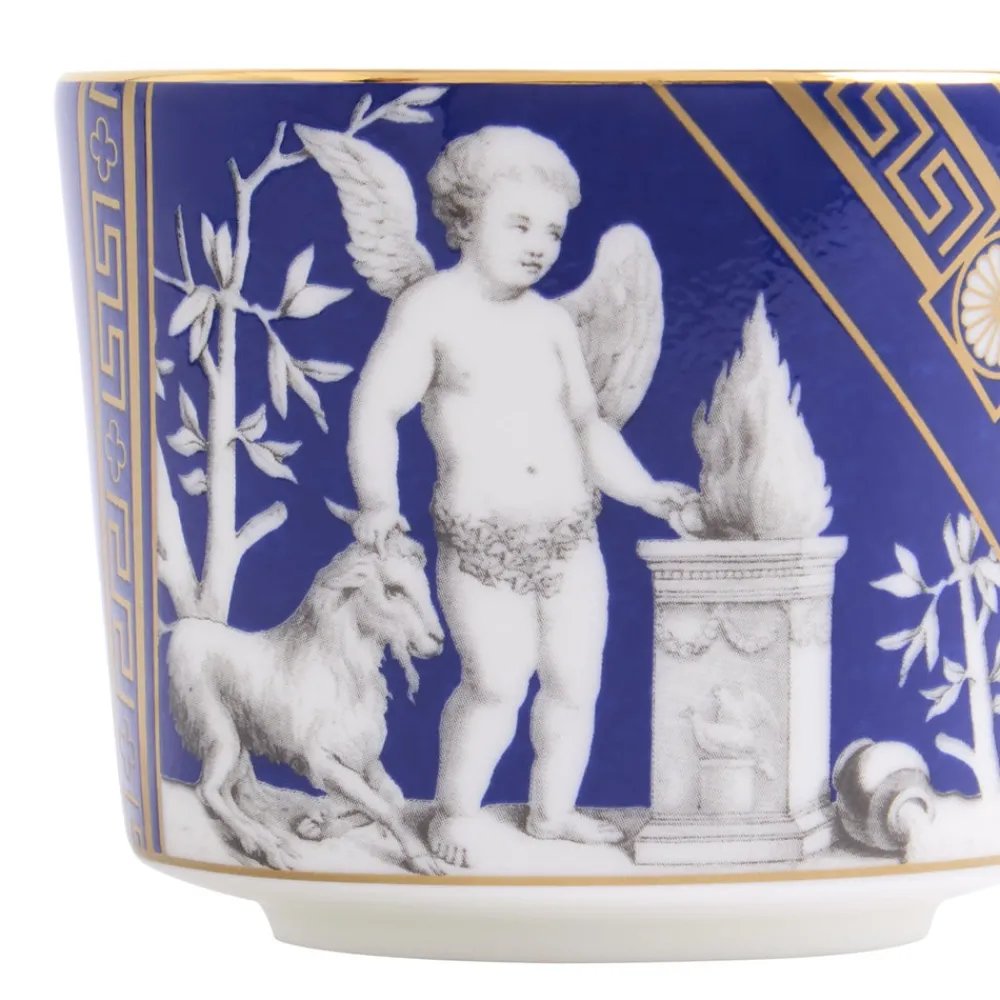 Wedgwood Dinnerware|Renaissance Mix Teacup Saucer in Gold & Red, in Set of 2