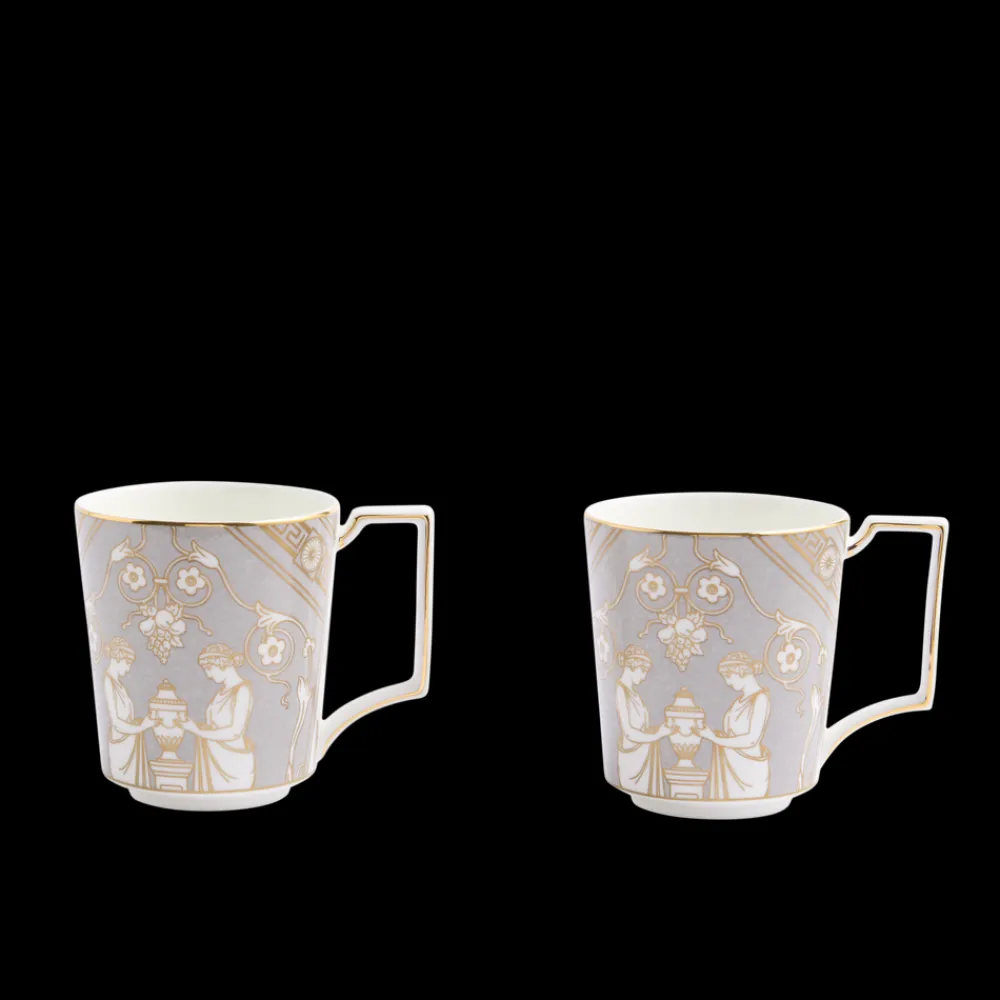 Wedgwood Dinnerware|Renaissance Mug in Grey, Set of 2
