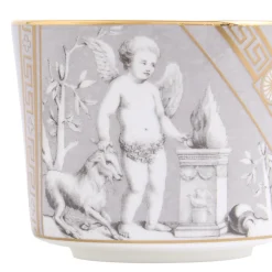 Wedgwood Dinnerware|Renaissance Teacup Saucer in Grey, Set of 2