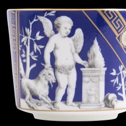 Wedgwood Dinnerware|Reniassance Teacup Saucer in Gold, Set of 2