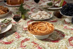 Couleur Nature Place Settings & Linens|Renne Reindeer Tablecloth in Red & Green
