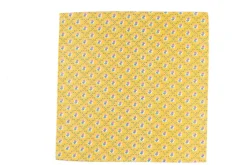 Maria Louise Cottage Place Settings & Linens|Retro Rose Napkins in Yellow, Set of 4