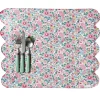 Coco & Wolf Place Settings & Linens|Reversible Cloud Placemat Made With Liberty Fabric in Betsy Candy Floss & Capel Fuchsia Pink
