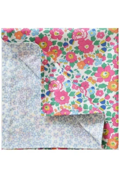 Coco & Wolf Place Settings & Linens|Reversible Stitch Napkin Set Made With Liberty Fabric in Betsy & Ditsy Dot