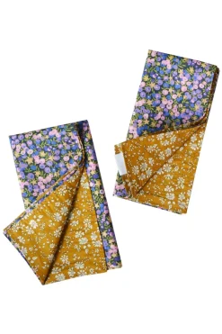 Coco & Wolf Place Settings & Linens|Reversible Stitch Napkin Set Made With Liberty Fabric in Wiltshire Star & Capel