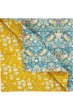 Coco & Wolf Place Settings & Linens|Reversible Stitch Napkin Set Made With Liberty Fabric in Strawberry Thief & Capel