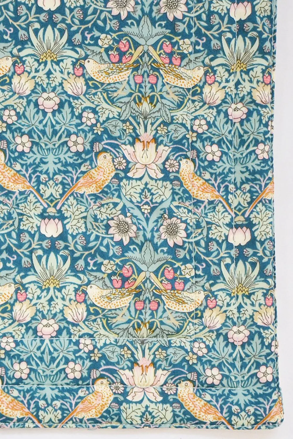 Coco & Wolf Place Settings & Linens|Reversible Stitch Placemat Made With Liberty Fabric in Strawberry Thief & Eva Belle