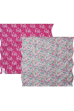 Coco & Wolf Place Settings & Linens|Reversible Wavy Napkin Set Made With Liberty Fabric in Betsy Candy Floss & Capel
