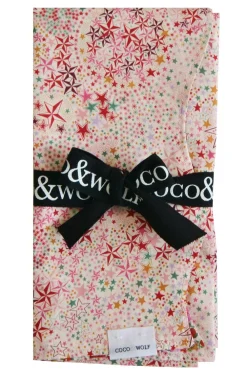 Coco & Wolf Place Settings & Linens|Reversible Wavy Napkin Set Made With Liberty Fabric in Adelajda’s Wish & Wiltshire Star