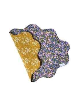 Coco & Wolf Place Settings & Linens|Reversible Wavy Placemat Made With Liberty Fabric in Wiltshire Star & Capel