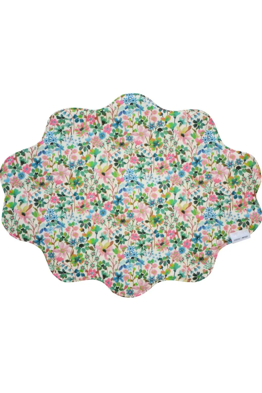 Coco & Wolf Place Settings & Linens|Reversible Wavy Placemat Made With Liberty Fabric in Dreams Of Summer & Margaret Annie