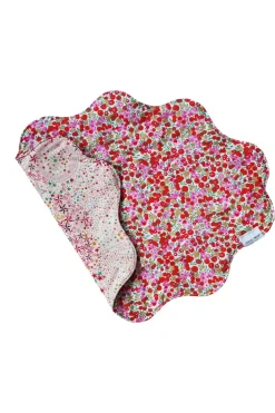 Coco & Wolf Place Settings & Linens|Reversible Wavy Placemat Made With Liberty Fabric in Wiltshire Stars & Adelajda’s Wish