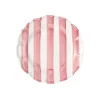 Cabana Dinnerware|Righe Dessert Plate, Pink