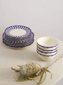 Maison Madison Dinnerware|Riviera 12-Piece Set with Cereal Bowl