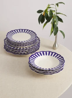 Maison Madison Dinnerware|Riviera 12-Piece Set with Pasta Bowl