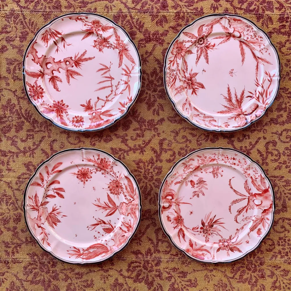 Laboratorio Paravicini Dinnerware|Rocaille Pink Dessert Plate