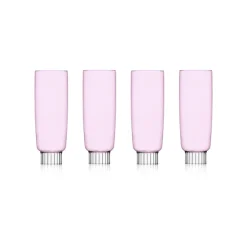 Sprezz Glassware|Romantic Champagne Flutes, Set of 4