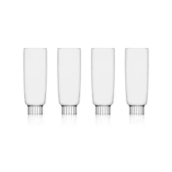 Sprezz Glassware|Romantic Champagne Flutes, Set of 4