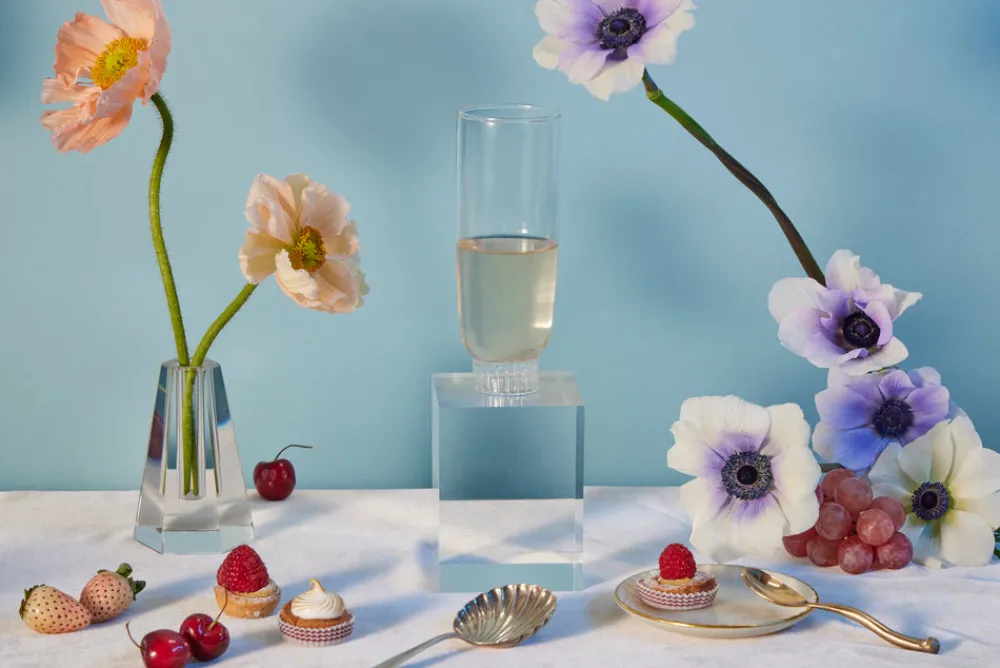 Sprezz Glassware|Romantic Champagne Flutes, Set of 4