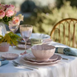 Costa Nova Dinnerware|Rosa Collection Cereal Bowls in Rosé, Set of 6
