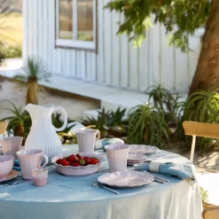 Costa Nova Dinnerware|Rosa Collection Mugs in Rosé, Set of 6