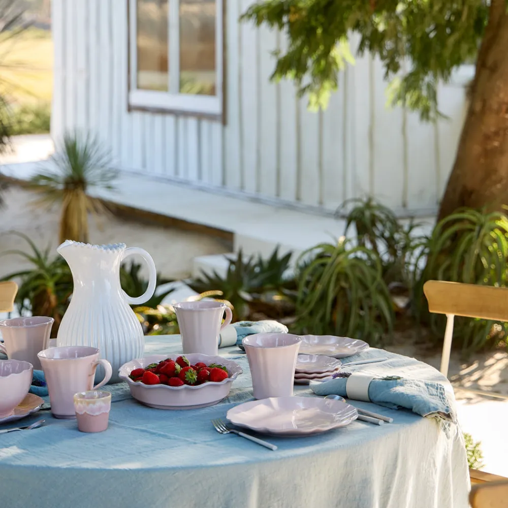 Costa Nova Dinnerware|Rosa Collection Mugs in Rosé, Set of 6