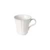 Costa Nova Dinnerware|Rosa Collection Mugs in White, Set of 6