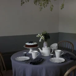 Costa Nova Dinnerware|Rosa Collection Mugs in White, Set of 6