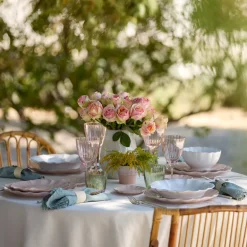 Costa Nova Dinnerware|Rosa Collection Oval Platter 16" in Rosé