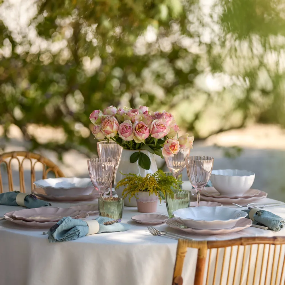 Costa Nova Dinnerware|Rosa Collection Oval Platter 16" in Rosé