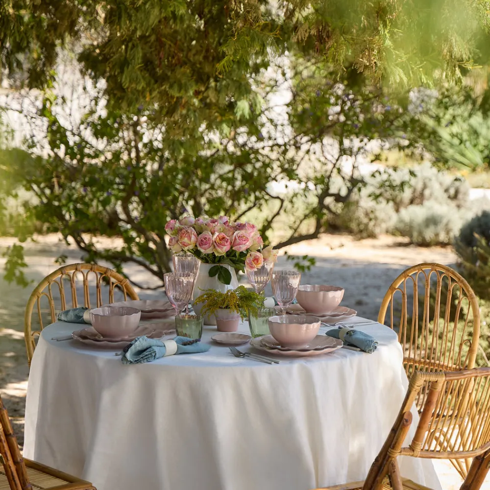 Costa Nova Dinnerware|Rosa Collection Salad Plates in Rosé, Set of 6