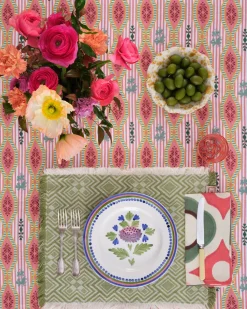 Cabana Place Settings & Linens|Rosa Tablecloth