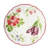 Este Ceramiche Dinnerware|Rose and Tulip Dinner Plates in Multi, Set of 6