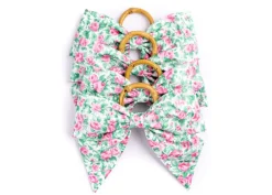 Maria Louise Cottage Place Settings & Linens|Rose Garden Napkin Rings in Green, Set of 4