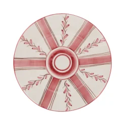 Carolina Irving and Daughters Dinnerware|Rose Stripe Dessert Plate