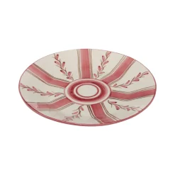 Carolina Irving and Daughters Dinnerware|Rose Stripe Dessert Plate