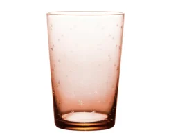 The Vintage List Glassware|Rose Tumblers With Stars Design, Set of 4