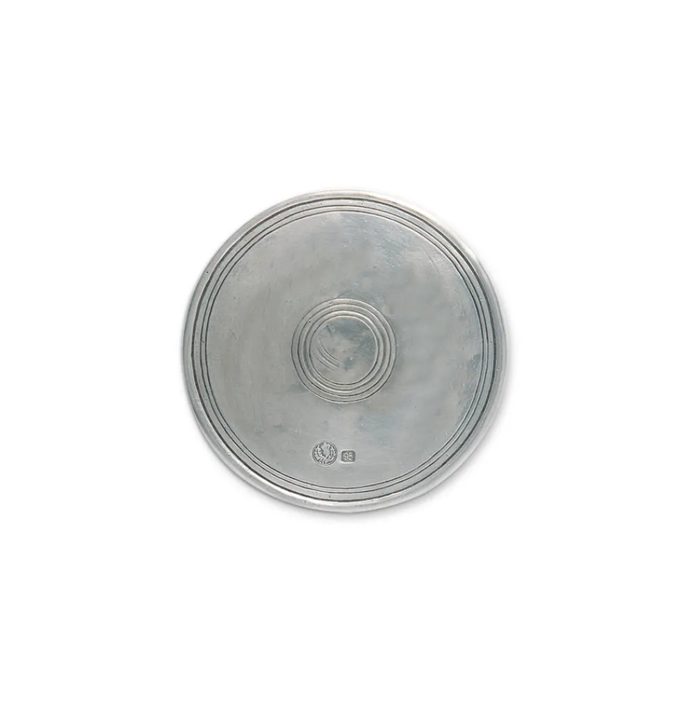 Match Bar|Silver|Round Bottle Coaster