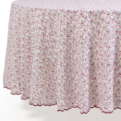 Sharland England Place Settings & Linens|Round Little Flower Tablecloth