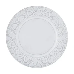 Bordallo Pinheiro Dinnerware|Rua Nova Dinner Plate in White Antique
