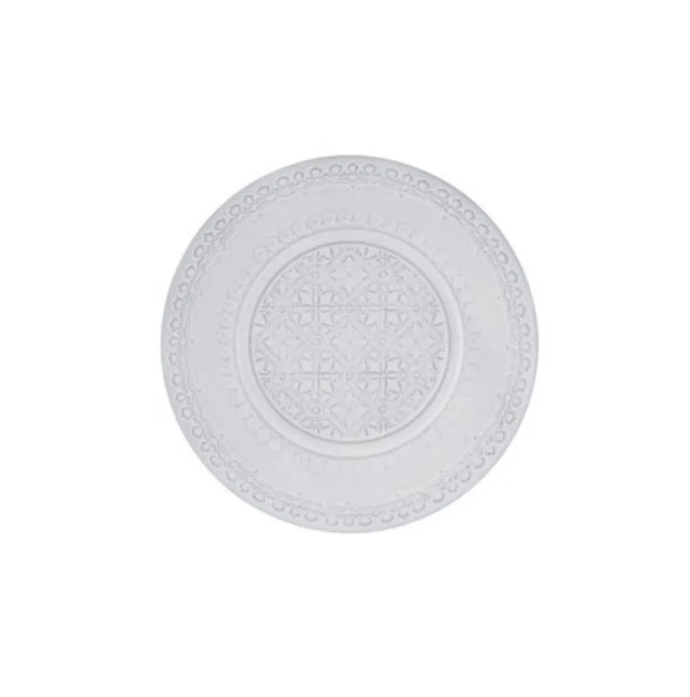 Bordallo Pinheiro Dinnerware|Rua Nova Fruit Plate in White Antique
