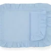 TriChi Design Place Settings & Linens|Ruffles Mavi Napkin and Placemat, Set of 2