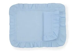 TriChi Design Place Settings & Linens|Ruffles Mavi Napkin and Placemat, Set of 2