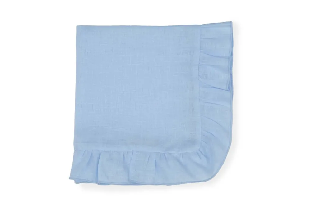 TriChi Design Place Settings & Linens|Ruffles Mavi Napkin, Set of 4