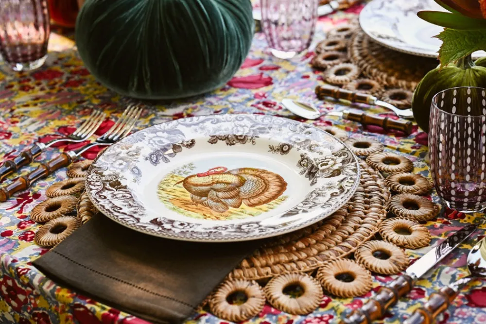 Juliska Place Settings & Linens|Rustic Ring Natural Placemat