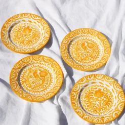 Pomelo Casa Dinnerware|Salad Plate With Hand Painted Designs