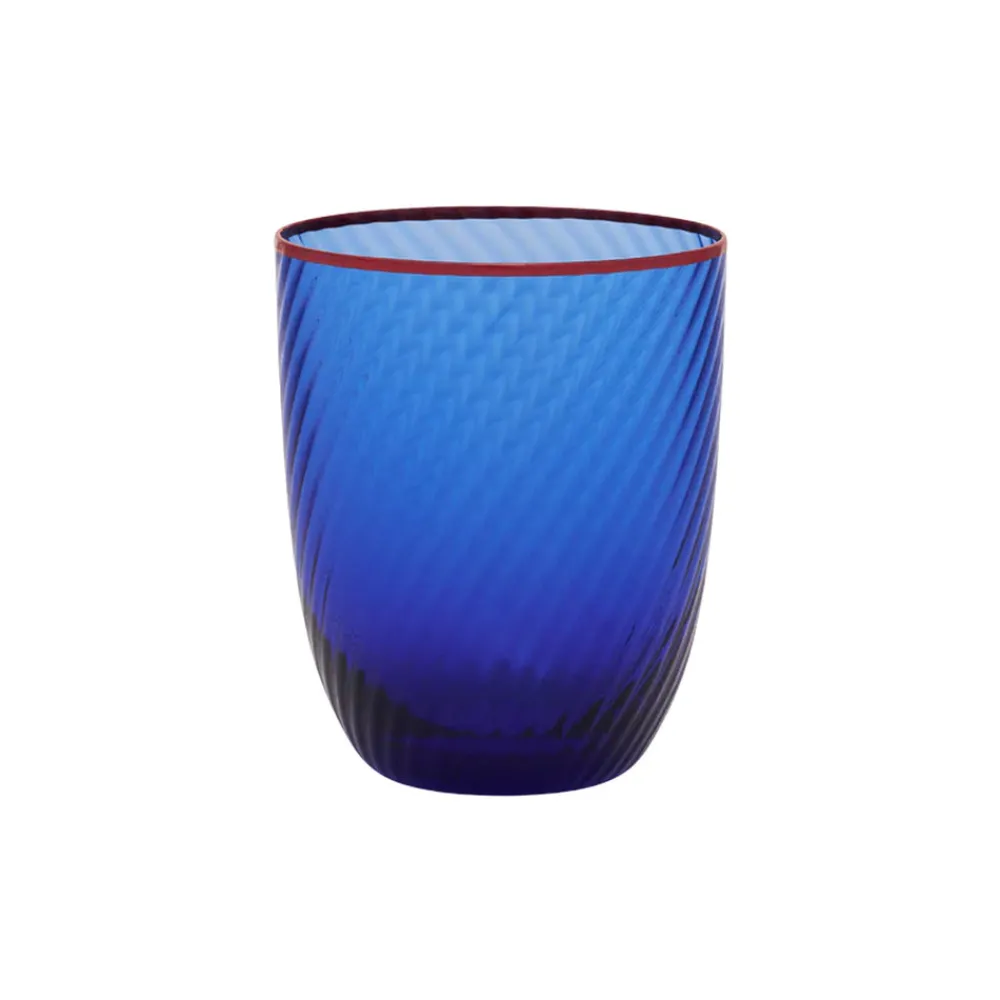 Cabana Glassware|Salon Murano Glass in Dark Blue