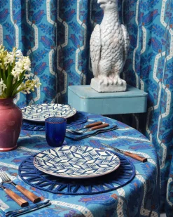 Cabana Glassware|Salon Murano Glass in Dark Blue