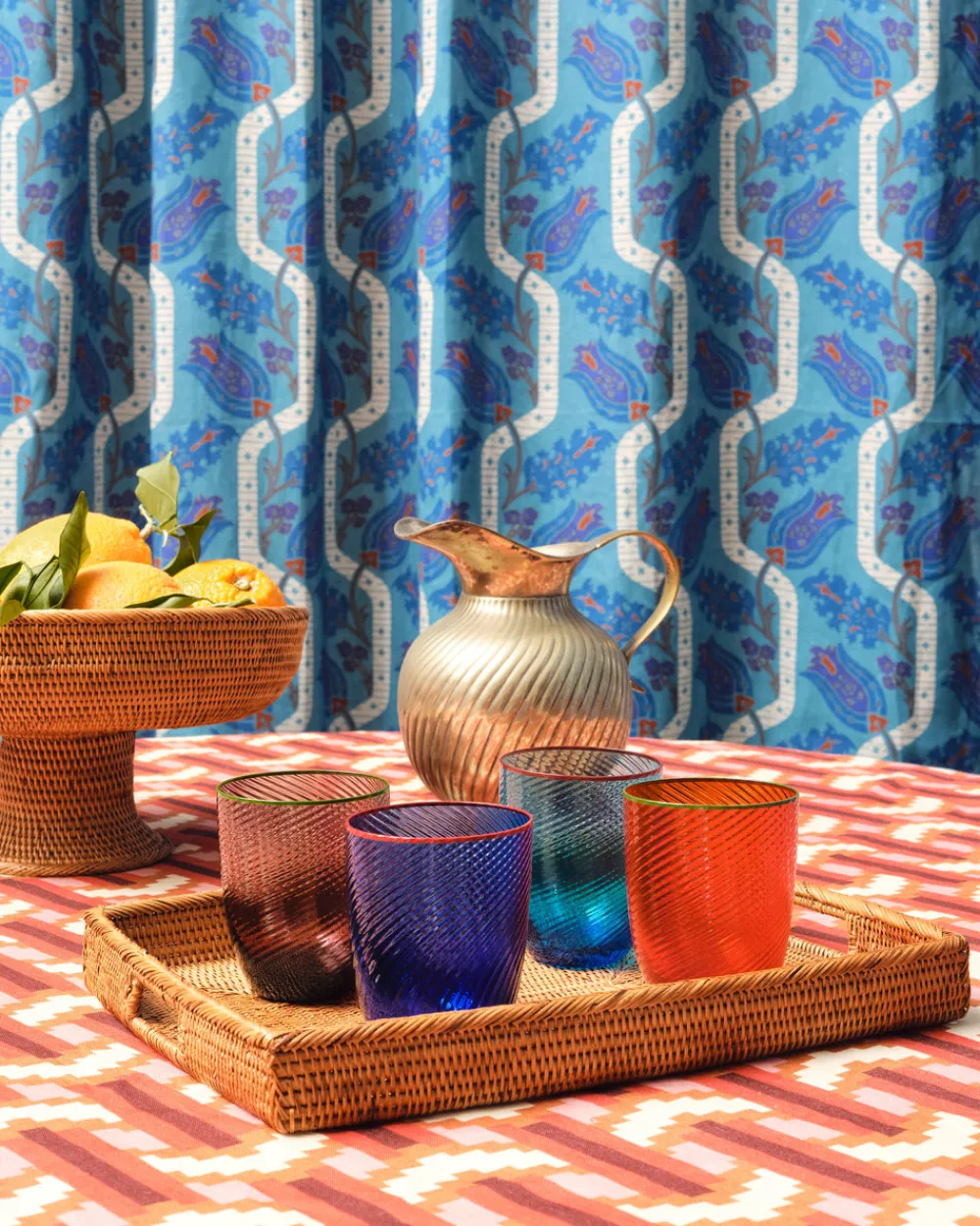 Cabana Glassware|Salon Murano Glass in Dark Blue